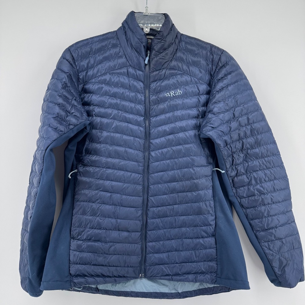 Rab Cirrus Flex 2.0 Jacket Women XL Blue PrimaLoft Hybrid Puffer QIO-75